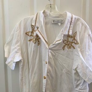 FINAL MARKDOWN Ladies vintage saint germain blouse xl